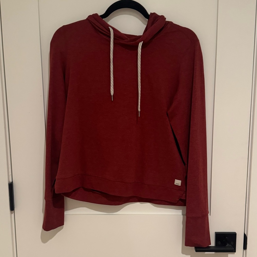 Vuori Halo Essential Hoodie - Women's DreamKnit™ Hoodie Pullover w/ Drawcord